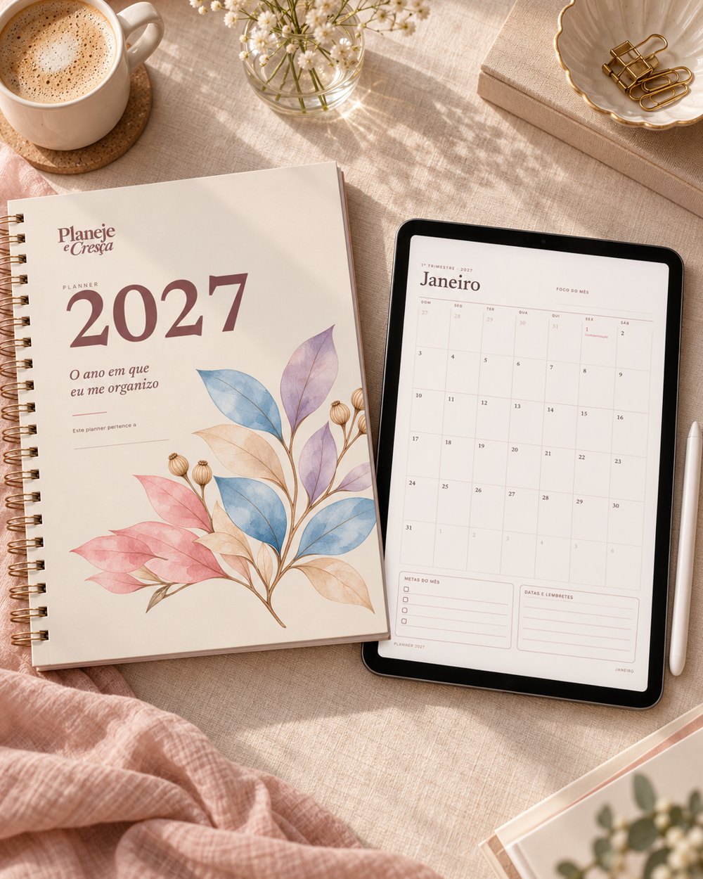 Planner Digital no tablet